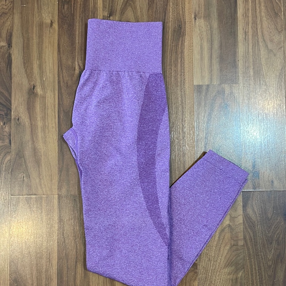 NVGTN purple contour leggings